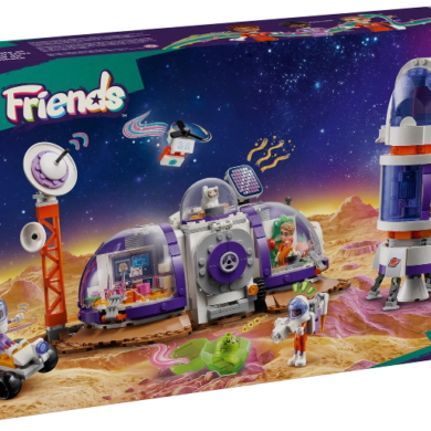 Mars Space Base and Rocket